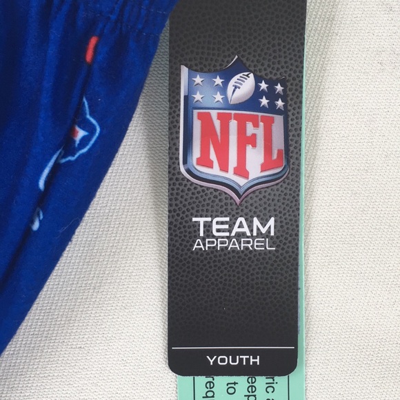 Youth Buffalo Bills Logo Flannel Pajama Pants - Picture 4 of 4